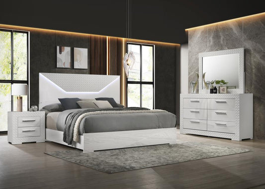 Ives - Bedroom Set 4 Piece Bedroom Sets by Coaster Fine Furniture - Walls Furniture & Mattress