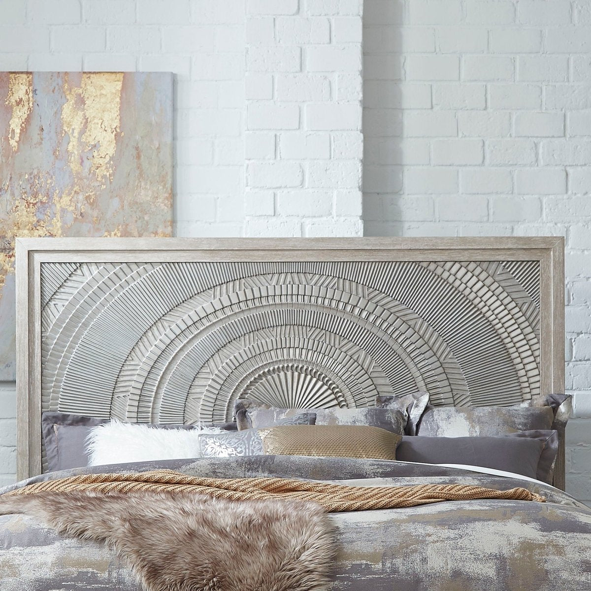 Belmar - Decorative Panel Headboard Panel Headboards by Liberty Furniture - Walls Furniture & Mattress