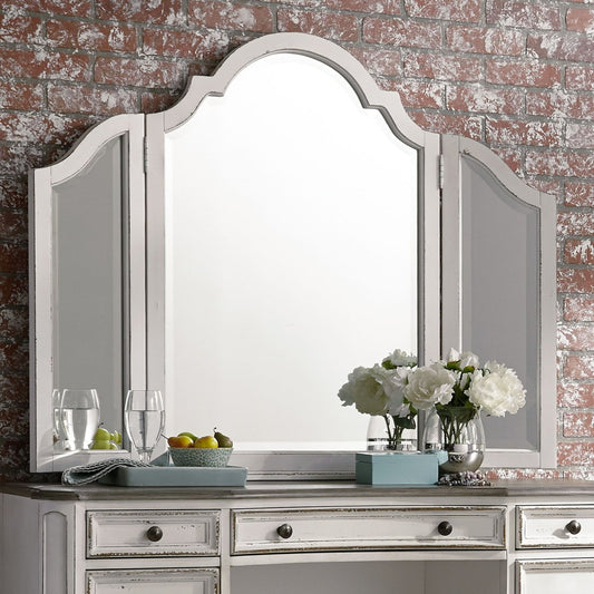 Magnolia Manor - Vanity Mirror - White Vanity Mirrors by Liberty Furniture - Walls Furniture & Mattress