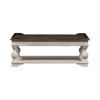 Abbey Road - Lift Top Cocktail Table - White Cocktail Tables by Liberty Furniture - Walls Furniture & Mattress