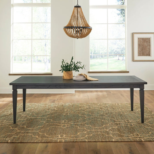 Caruso Heights - Rectangular Leg Table - Black Dining Tables by Liberty Furniture - Walls Furniture & Mattress