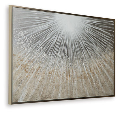 Waldard - Gray / Taupe / White - Wall Art Canvas Art by Signature Design by Ashley® - Walls Furniture & Mattress