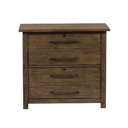 Sonoma Road - Lateral File - Light Brown Filing Cabinets by Liberty Furniture - Walls Furniture & Mattress