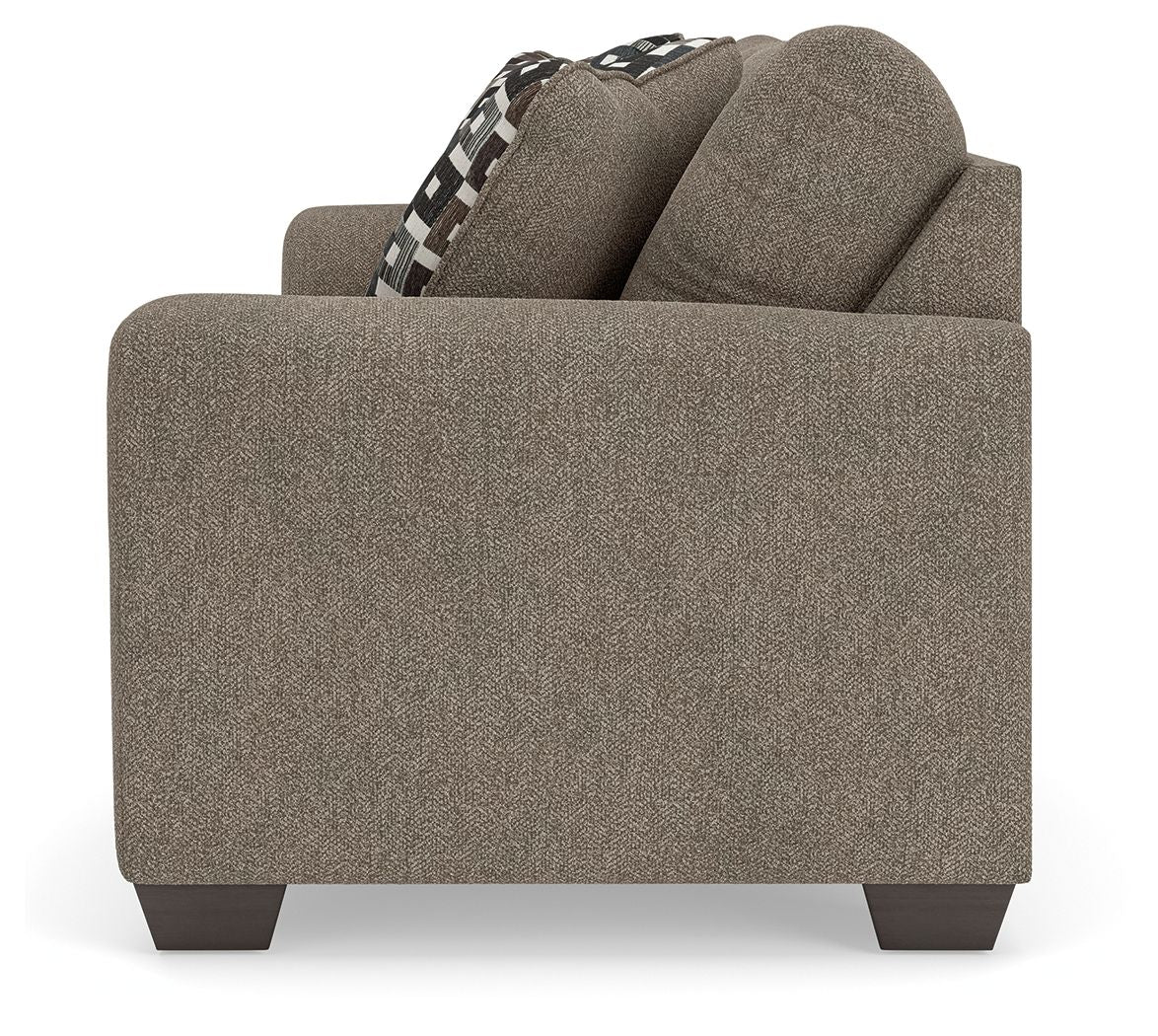 Triston - Peaks - Living Room Set Stationary Chair & Ottoman by Benchcraft® - Walls Furniture & Mattress