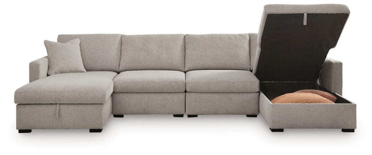 ModMax Luxe - Sectional Stationary Sectionals by Benchcraft® - Walls Furniture & Mattress