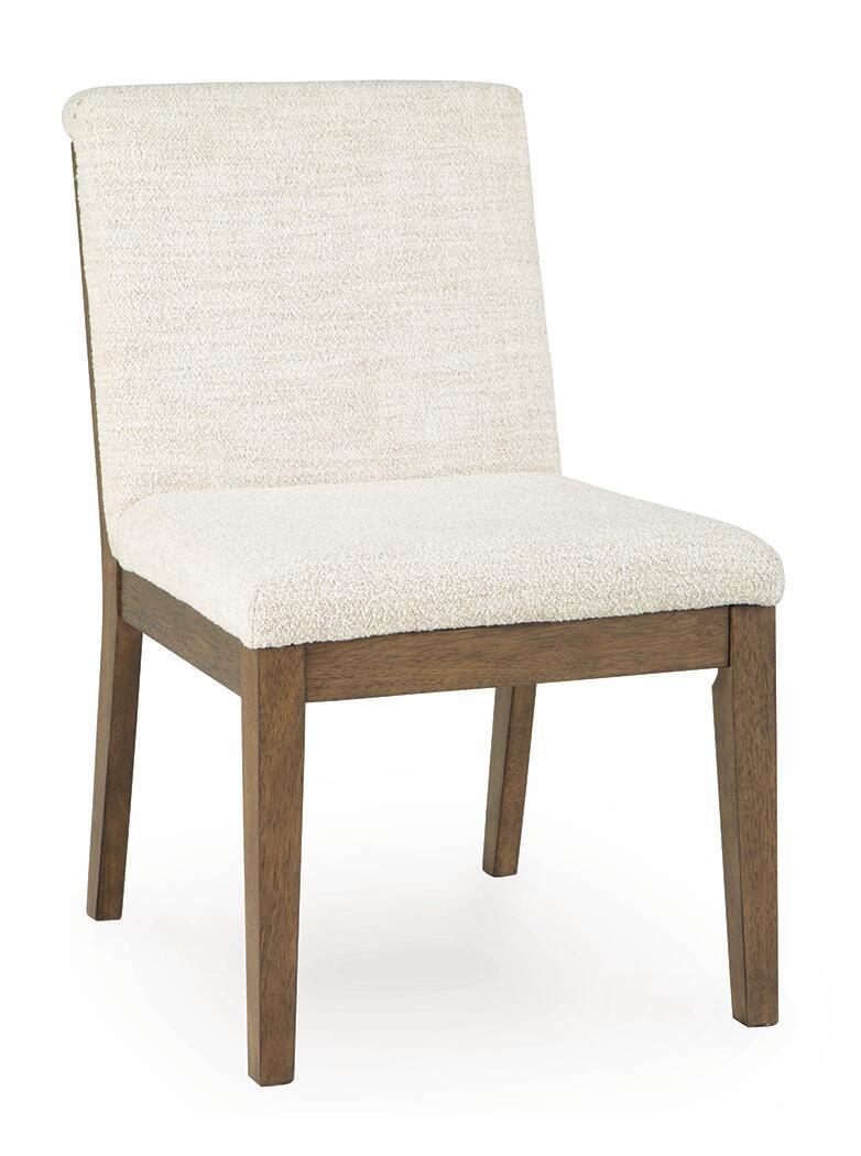 Marxmore - Dining Upholstered Side Chair (Set of 2) - Beige / Brown Chair Sets by Benchcraft® - Walls Furniture & Mattress