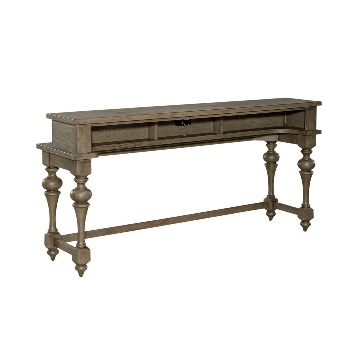 Americana Farmhouse - Console Bar Table - Light Brown Console Tables by Liberty Furniture - Walls Furniture & Mattress