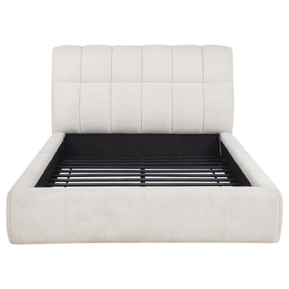 Nollet - Upholstered Platform Bed Upholstered Beds by Coaster Fine Furniture - Walls Furniture & Mattress