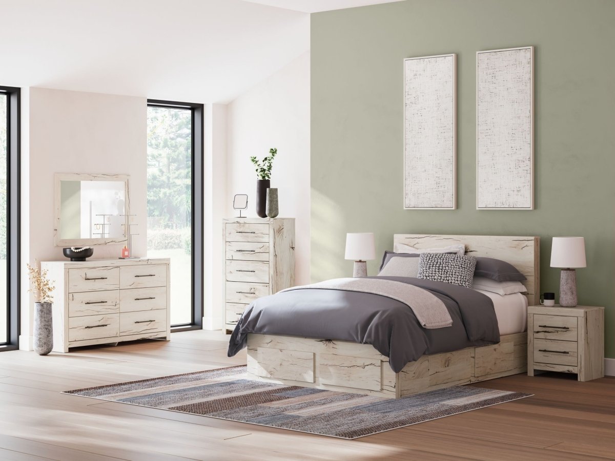 Lawroy - Storage Bedroom Set 8 + Piece Bedroom Sets by Benchcraft® - Walls Furniture & Mattress