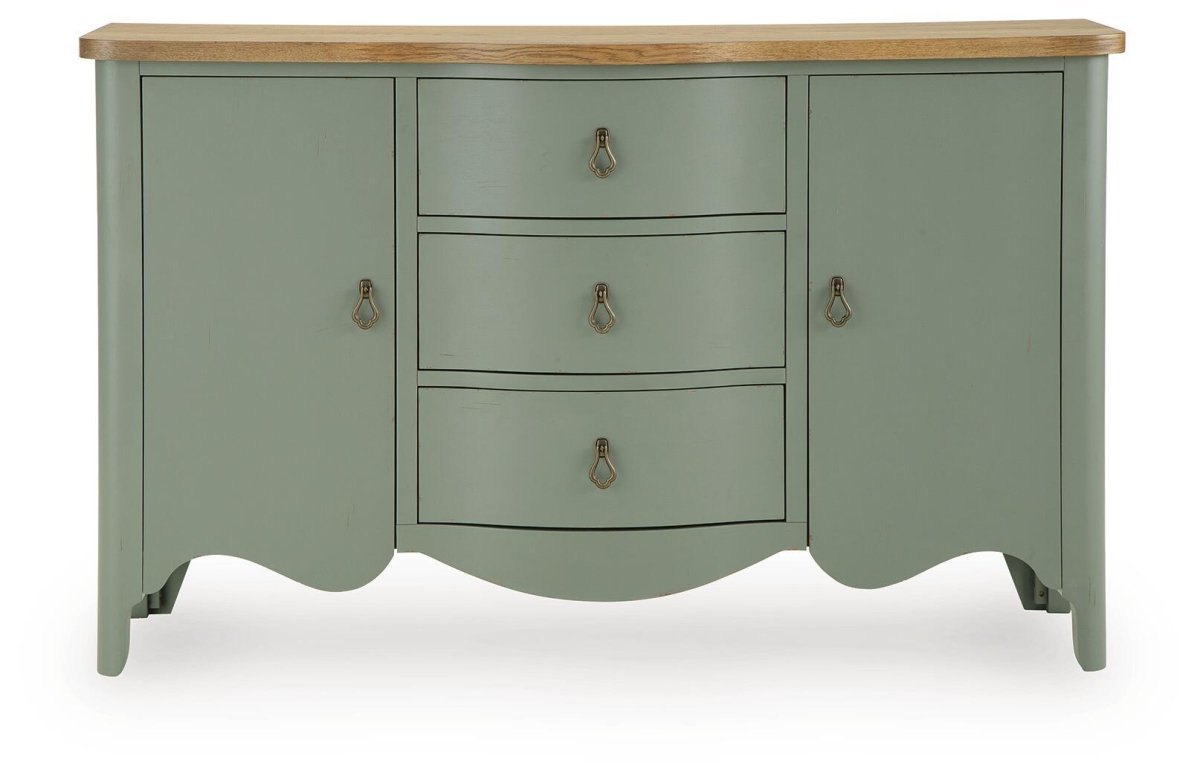 Actonville - Accent Cabinet - Antique Green Accent Cabinets by Signature Design by Ashley® - Walls Furniture & Mattress
