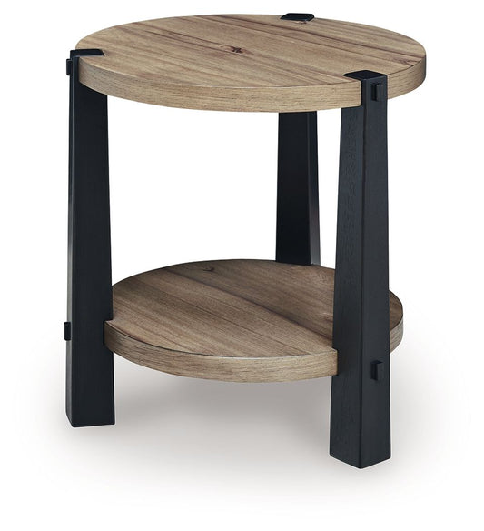 Ridgester - Round Table End Tables by Signature Design by Ashley® - Walls Furniture & Mattress