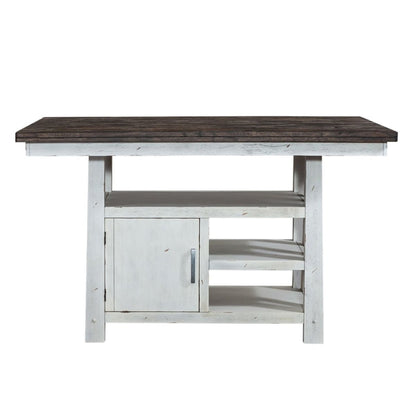 Farmhouse - Gathering Table - White Counter Tables by Liberty Furniture - Walls Furniture & Mattress