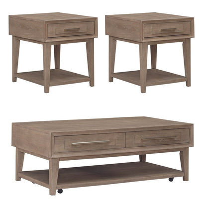 Brentwood - 3 Piece Set - Sandstone Table Sets by Liberty Furniture - Walls Furniture & Mattress