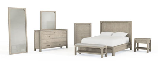 Solano - 55" Eastern King Panel Bed - Weathered Mango Panel Beds by Coaster Fine Furniture - Walls Furniture & Mattress