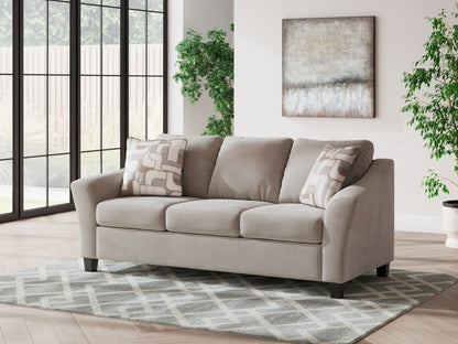 Willarae - Taupe - 2 Pc. - Sofa, Loveseat Stationary Sofas & Loveseats by Benchcraft® - Walls Furniture & Mattress