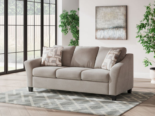 Willarae - Taupe - 2 Pc. - Sofa, Loveseat Stationary Sofas & Loveseats by Benchcraft® - Walls Furniture & Mattress