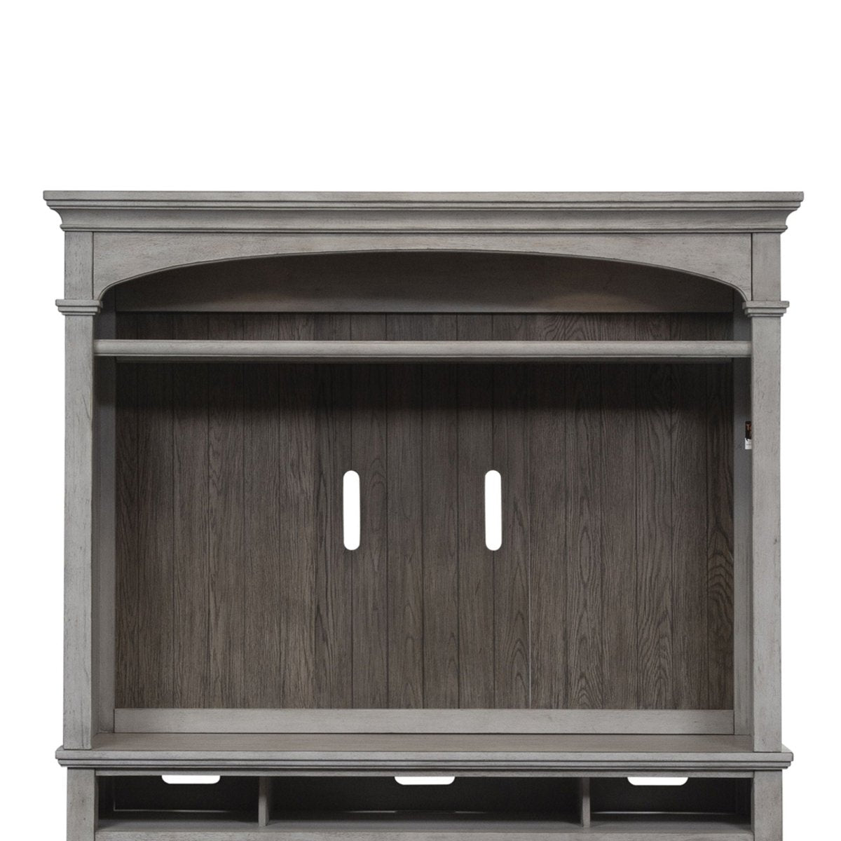 Heartland - Entertainment Hutch - White Hutches by Liberty Furniture - Walls Furniture & Mattress