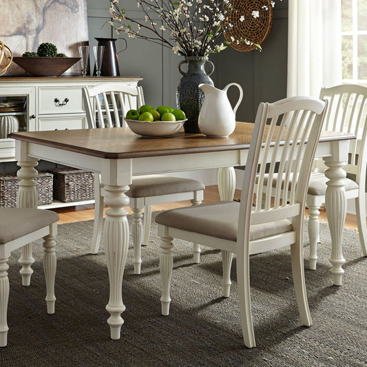 Cumberland Creek - Rectangular Leg Table - White Dining Tables by Liberty Furniture - Walls Furniture & Mattress