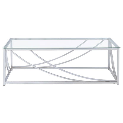 Lille - Glass Top Entryway Sofa Console Table Accents End Tables by CoasterEssence - Walls Furniture & Mattress