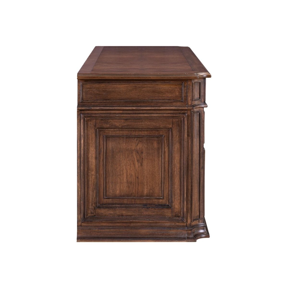 Provence Park - Jr Executive Credenza - Chateau Brown Credenzas by Liberty Furniture - Walls Furniture & Mattress