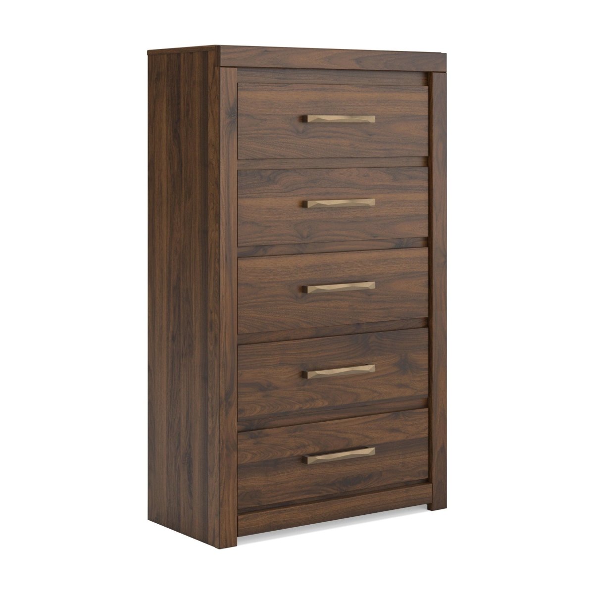 Janfyn - Five Drawer Chest - Brown Accent Chests by Signature Design by Ashley® - Walls Furniture & Mattress