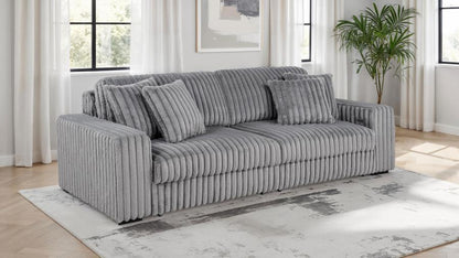 Jacana - Corduroy Upholstered Dual Power Chaise Sofa Reclining Sectionals by Coaster Fine Furniture - Walls Furniture & Mattress