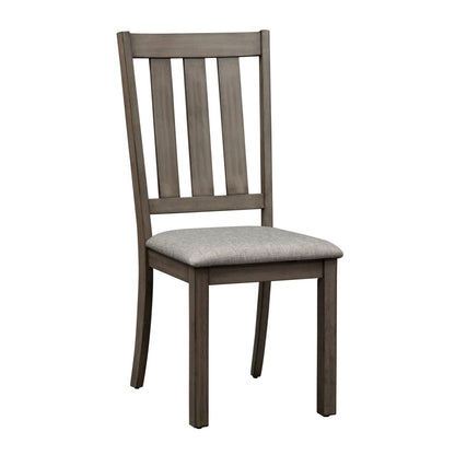 Tanners Creek - Slat Back Side Chair - Dark Gray Side Chairs by Liberty Furniture - Walls Furniture & Mattress