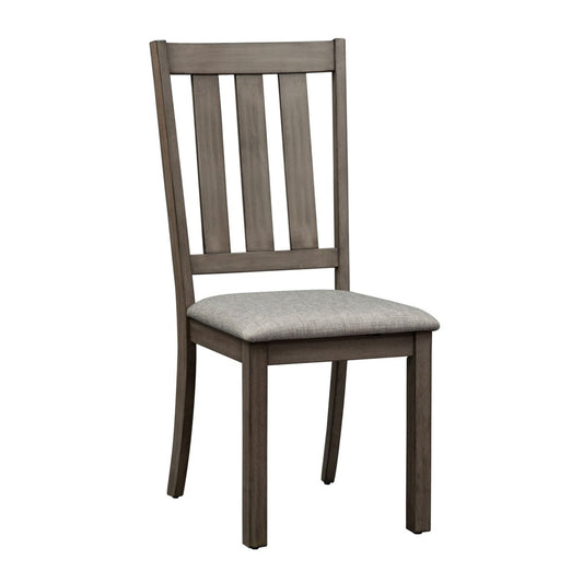 Tanners Creek - Slat Back Side Chair - Dark Gray Side Chairs by Liberty Furniture - Walls Furniture & Mattress