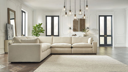 Elyza - Sectional Stationary Sectionals by Benchcraft® - Walls Furniture & Mattress