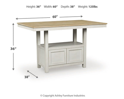 Purlaney - Rectangular Dining Table Counter Tables by Signature Design by Ashley® - Walls Furniture & Mattress