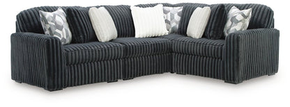 Midnight - Madness - Sectional Stationary Sectionals by Signature Design by Ashley® - Walls Furniture & Mattress