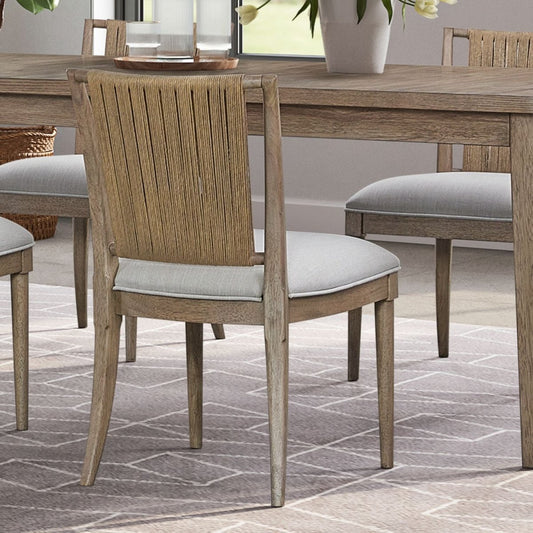 Sheridan Pointe - Corded Back Side Chair (RTA) - Vintage Natural Side Chairs by Liberty Furniture - Walls Furniture & Mattress