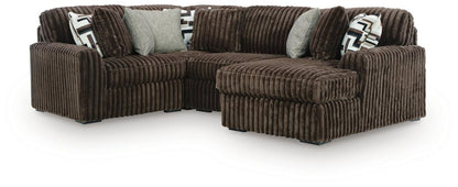 Midnight - Madness - Sectional Stationary Sectionals by Signature Design by Ashley® - Walls Furniture & Mattress