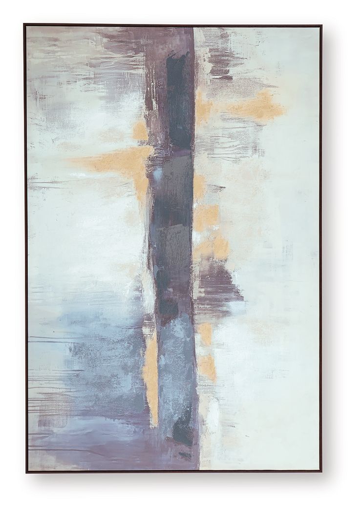 Gatesford - Wall Art - Blue / White / Tan Canvas Art by Signature Design by Ashley® - Walls Furniture & Mattress