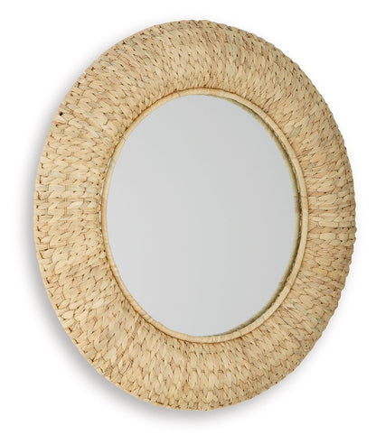 Briggsburg - Natural - Accent Mirror Accent Mirrors by Signature Design by Ashley® - Walls Furniture & Mattress
