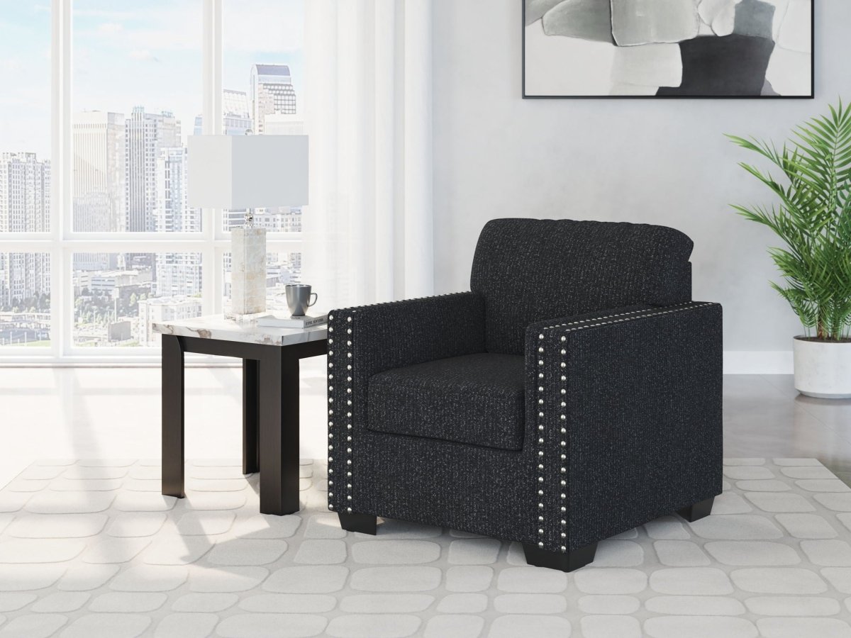 Jasmine Peaks - Living Room Set Stationary Chair & Ottoman by Benchcraft® - Walls Furniture & Mattress