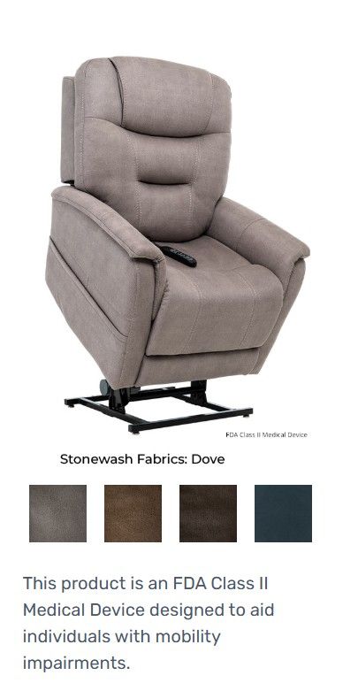 iNFI ELITE Stonewash Dove Infinite Position Lift Chair