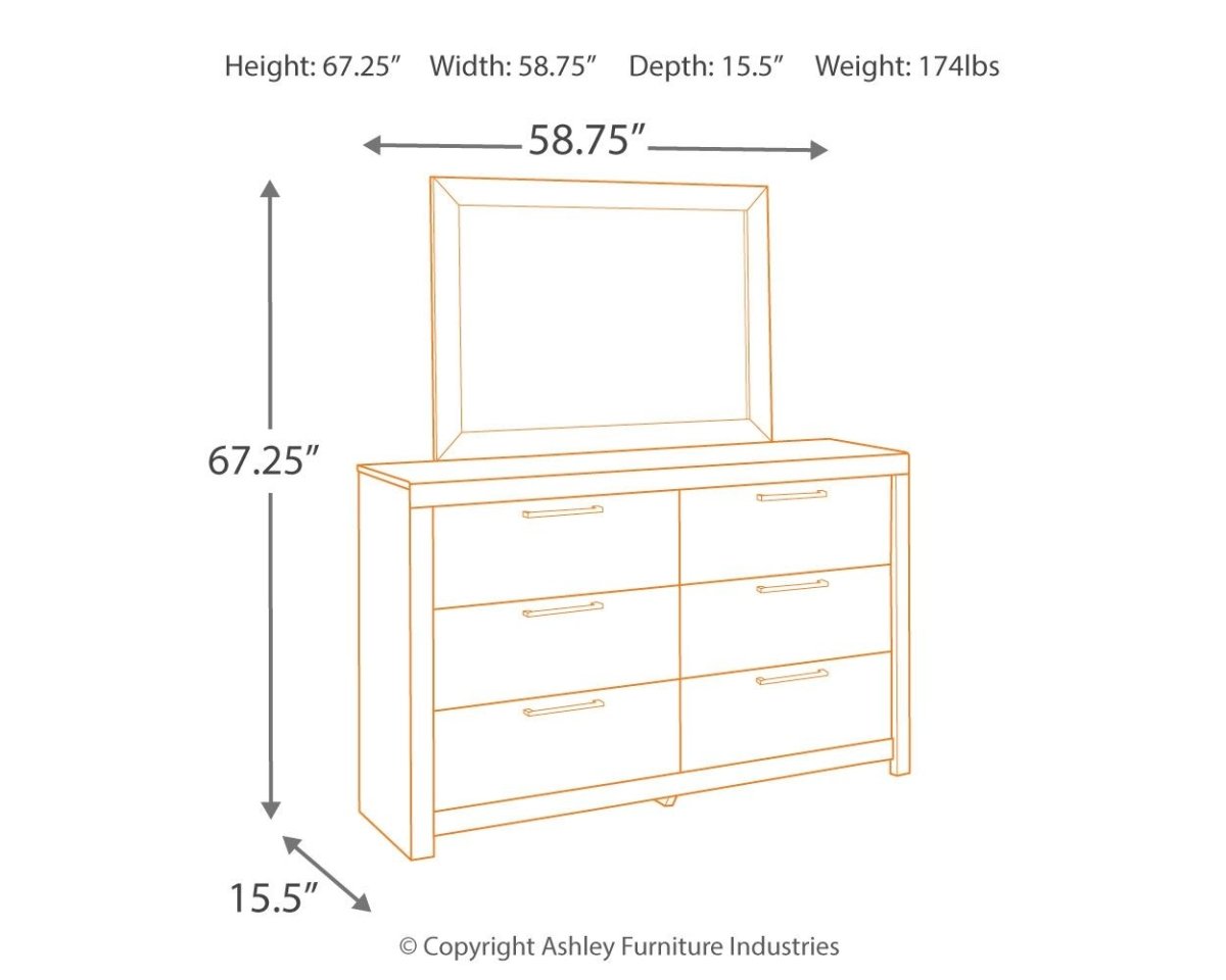 Derekson - Dresser Dressers by Benchcraft® - Walls Furniture & Mattress