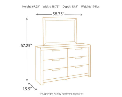 Derekson - Dresser Dressers by Benchcraft® - Walls Furniture & Mattress