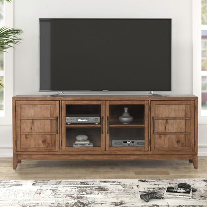 Shaker Lakes - 82" TV Console - Brown TV Stands by Liberty Furniture - Walls Furniture & Mattress