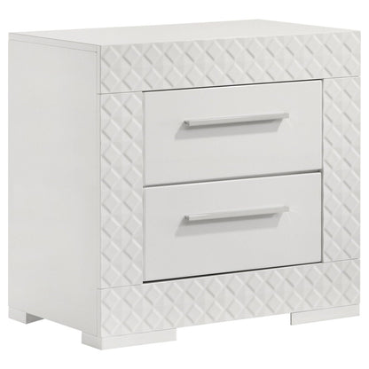 Ives - 2 - Drawer Nightstand Bedside Table Accent Nightstands by Coaster Fine Furniture - Walls Furniture & Mattress