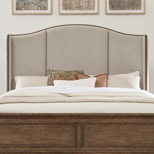 Harrison Heights - Upholstered Shelter Headboard Upholstered Headboards by Liberty Furniture - Walls Furniture & Mattress