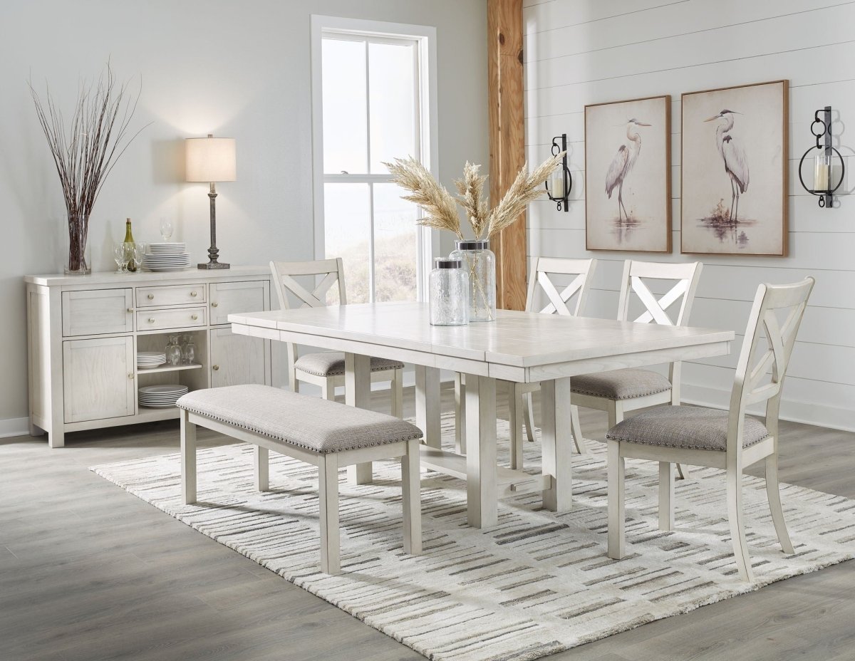 Robbinsdale - Rectangular Dining Room Extension Table Set 7 Piece Dining Room Sets by Signature Design by Ashley® - Walls Furniture & Mattress