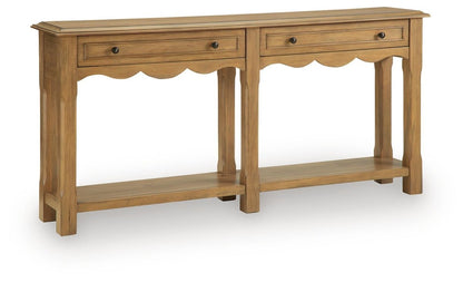 Whitmund - Console Sofa Table - Light Brown Console Tables by Signature Design by Ashley® - Walls Furniture & Mattress