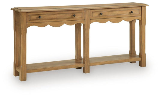 Whitmund - Console Sofa Table - Light Brown Console Tables by Signature Design by Ashley® - Walls Furniture & Mattress