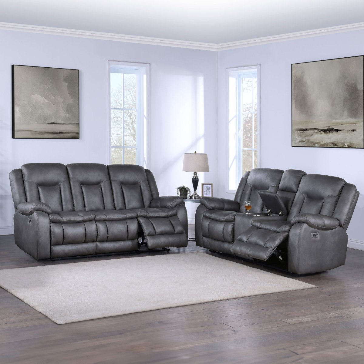 Morello - Reclining Living Room Set Reclining Sofas & Loveseats by New Classic - Walls Furniture & Mattress