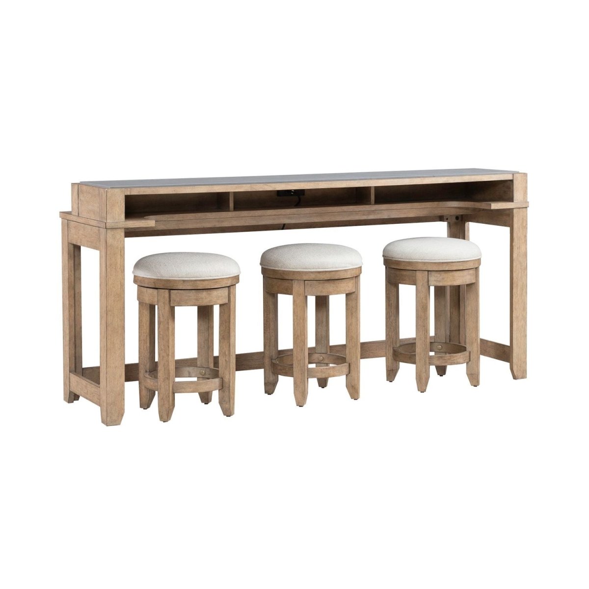 Millstone - 4 Piece Set - Nutmeg 4 Piece Living Room Sets by Liberty Furniture - Walls Furniture & Mattress