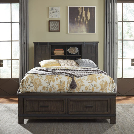 Thornwood Hills - Bookcase Bed Storage Beds by Liberty Furniture - Walls Furniture & Mattress