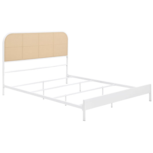 Amherst - Radio Weave Rattan Metal Bed Panel Beds by Coaster Fine Furniture - Walls Furniture & Mattress