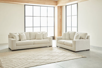 Maggie - Living Room Set Stationary Chair & Ottoman by Signature Design by Ashley® - Walls Furniture & Mattress